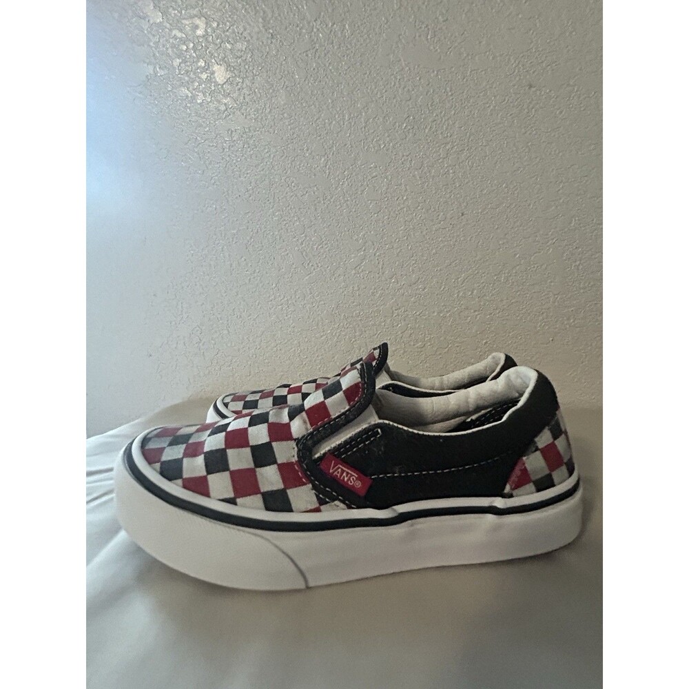 VANS Checkered Slip-On Shoes Size 1